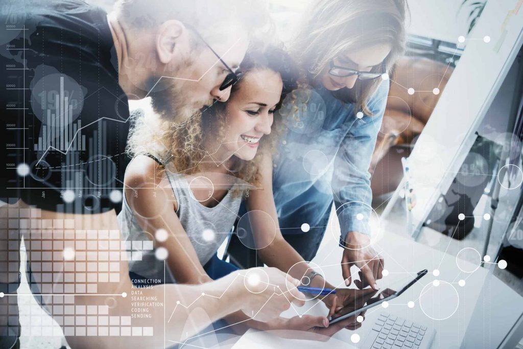 Unternehmensverwaltungssoftware Teamarbeit